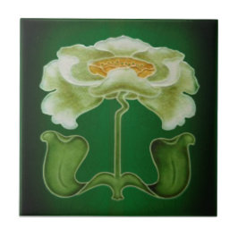 Barrett Art Nouveau Repro 1905 Faux Relief Tile Tegeltje