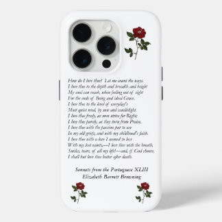 Barrett Browning - Sonnetten van de Portugese 43 iPhone 15 Pro Case