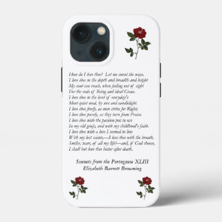 Barrett Browning - Sonnetten van de Portugese 43 Case-Mate iPhone Case