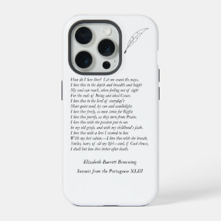 Barrett Browning - Sonnetten van de Portugese 43 iPhone 15 Pro Case