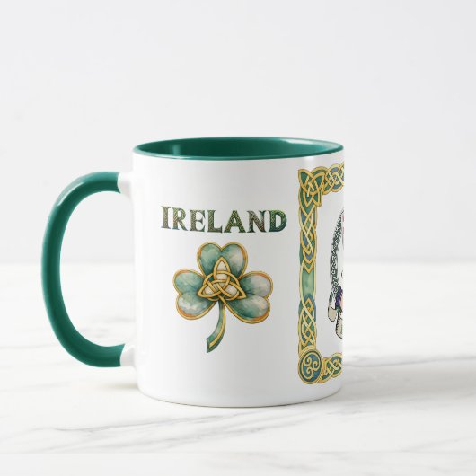 Barrett Claddagh Ierse Schild Mok (Links)