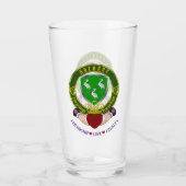 Barrett Irish Shield & Claddagh Beer Glas (Achterkant)