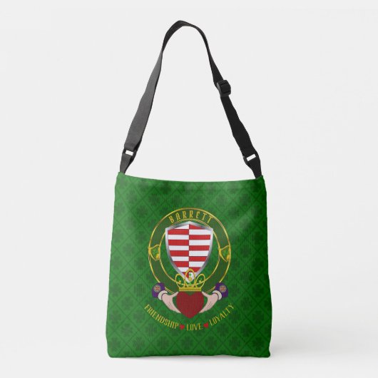 Barrett Irish Shield & Claddagh Crossbody Tas (Achterkant)