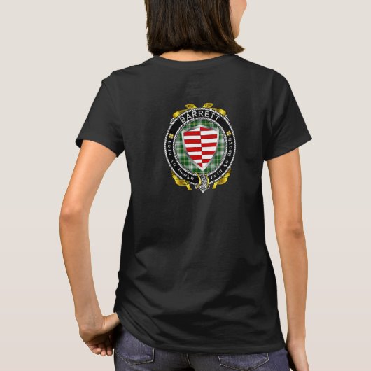 Barrett Irish Shield Dames T-shirt (Achterkant)