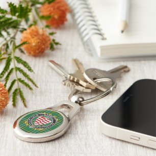 Barrett Irish Shield Gepersonaliseerde sleutelring Sleutelhanger