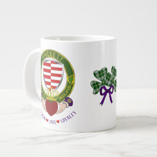 Barrett Irish Shield w/Claddagh Personalized Grote Koffiekop