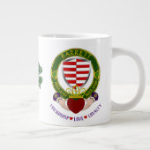 Barrett Irish Shield w/Claddagh Personalized Grote Koffiekop (Rechts)
