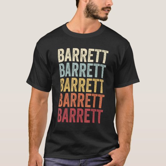 Barrett Texas Barrett TX Retro Tekst T-shirt (Voorkant)