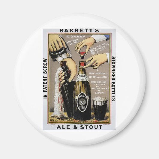 Barretts Ale & Stout Magneet (Voorkant)