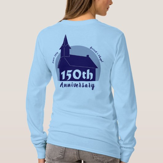 Barrett's Chapel Women's Long Sleeve T-Shirt (Achterkant)