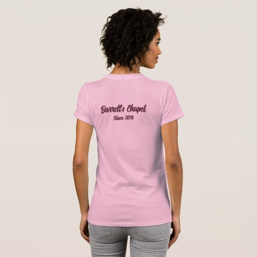 Barrett's Chapel Women's T-shirt (Achterkant volledig)
