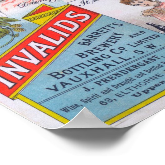 Barretts Stout  Adverteren Poster (Hoek)