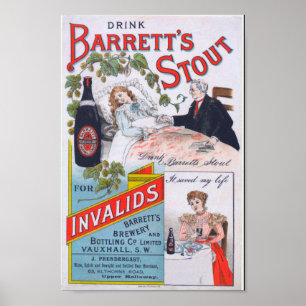 Barretts Stout  Adverteren Poster