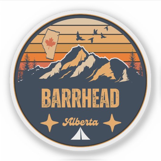 Barrhead, Alberta Sticker (Voorkant)