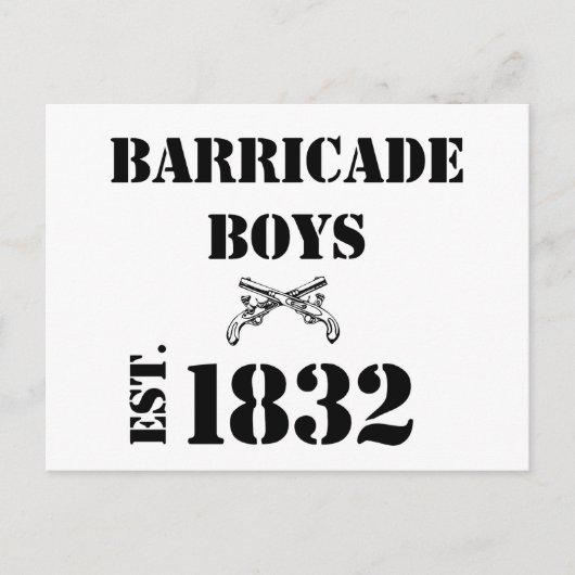 Barricade Boys Odds and Eds Briefkaart (Voorkant)