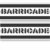 Barricade Sticker (Voorkant)