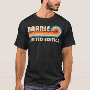 BARRIE Achternaam Retro Vintage 80s 90s Verjaardag T-shirt