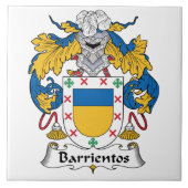 Barrientos Family Crest Tegeltje (Voorkant)