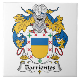 Barrientos Family Crest Tegeltje