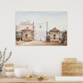 Barriere de Menilmontant Poster (Keuken)