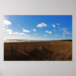 Barrière voor het Zee Poster