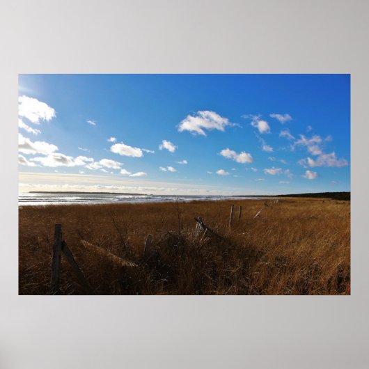 Barrière voor het Zee Poster (Voorkant)