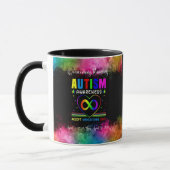 Barrières overwinnen Autisme Bewustzijn Moeder Mok (Links)