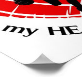 BARRIERS BASKETBALL PLAYER POSTER (Hoek)