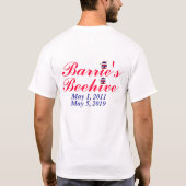 Barrie's Beehive T-shirt (Achterkant)