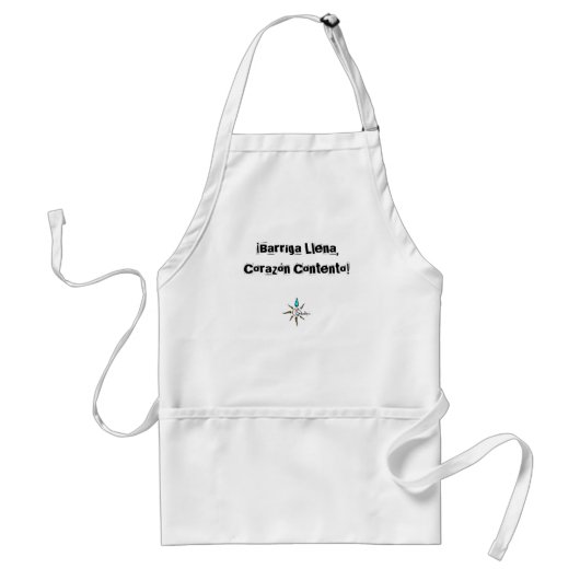 Barriga Llena, Corazón Contento Apron Standaard Schort (Voorkant)