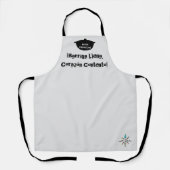 Barriga Llena, Corazón Contento Medium Apron Schort (Voorkant)