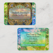 Barringer Bliss Bleu 3.5 Elegant Professioneel Visitekaartje (Voorkant / Achterkant)