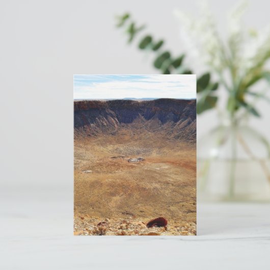 Barringer Meteorietkrater Briefkaart (Staand voorkant)