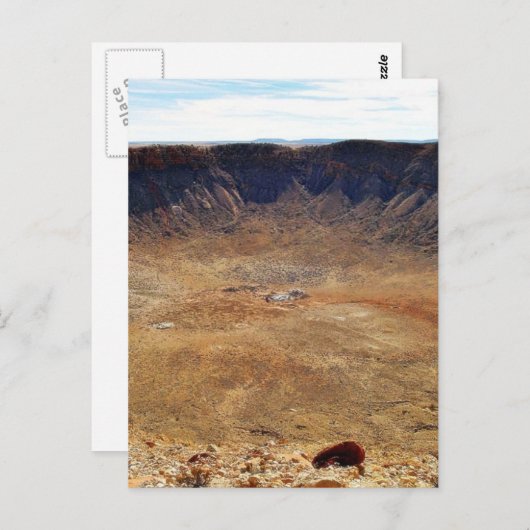 Barringer Meteorietkrater Briefkaart (Voorkant / Achterkant)