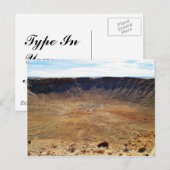 Barringer Meteorietkrater Briefkaart (Voorkant / Achterkant)