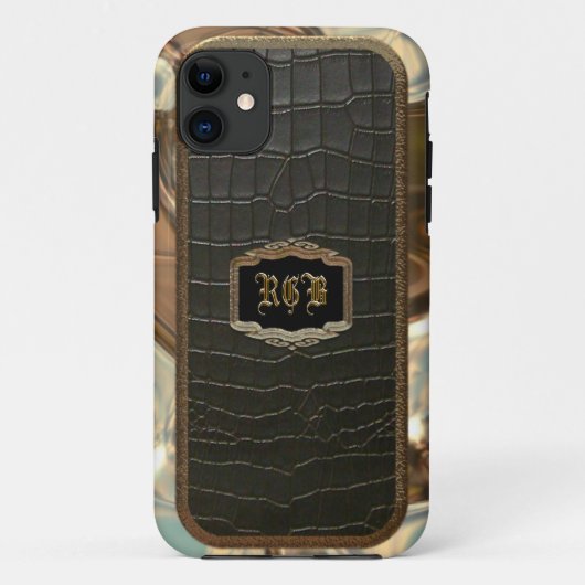 Barrington Monogram Case-Mate iPhone Case (Achterkant)