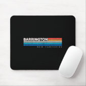 Barrington Nh New Hampshire Retro Design Muismat (Met muis)