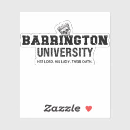 Barrington University Sticker The Lords serie