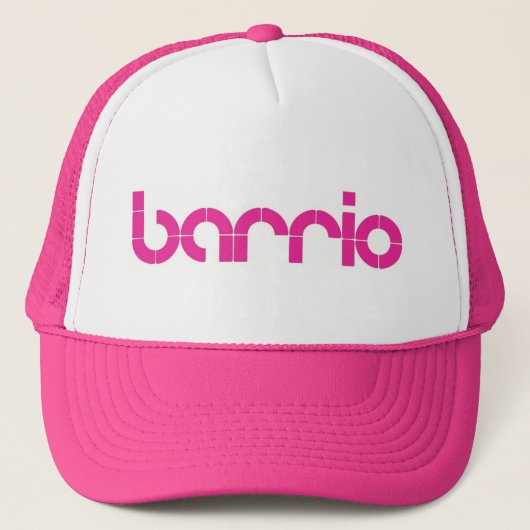 BARRIO-PET (PINK) TRUCKER PET (Voorkant)