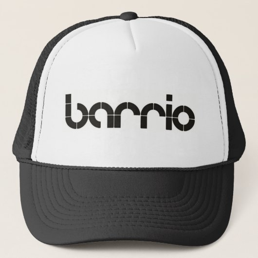 BARRIO-PET (ZWART) TRUCKER PET (Voorkant)