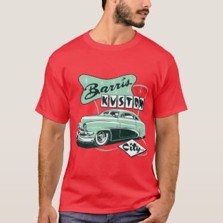 Barris Kustom City Hirohata Merc Licht Achtergrond T-shirt