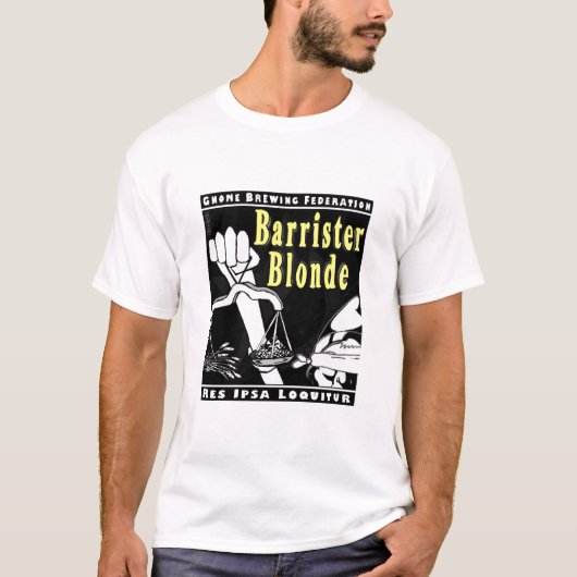 Barrister Blonde T-shirt (Voorkant)
