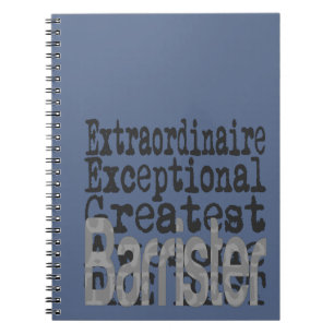 Barrister Extraordinaire Notitieboek