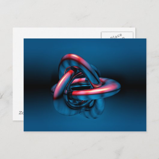 Barrogemiddelde knot briefkaart (Voorkant / Achterkant)