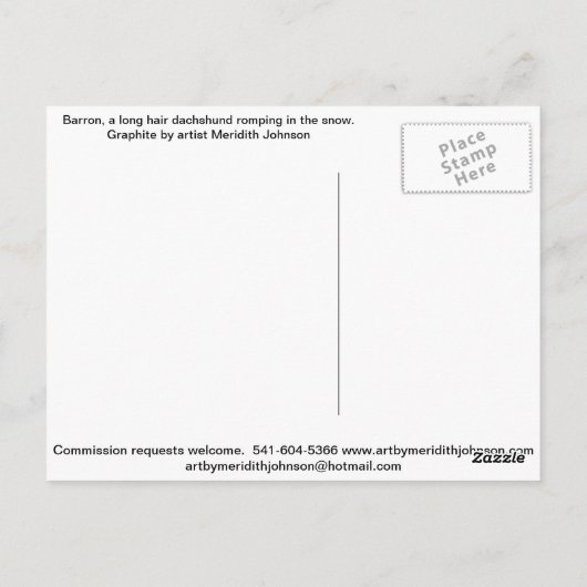 Barron Briefkaart (Achterkant)