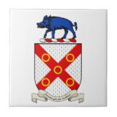 Barron Coat of Arms Tegeltje (Voorkant)