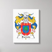 Barron Family Crest Canvas Afdruk (Voorkant)