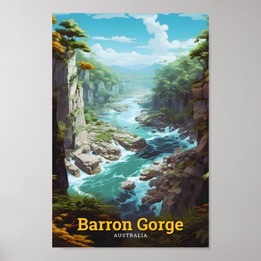 Barron Gorge National Park Australië Reizen Poster (Voorkant)
