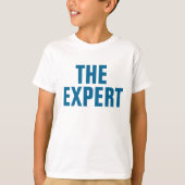 BARRON TRUMP DE EXPERT kinder ringer t-shirts (Voorkant)