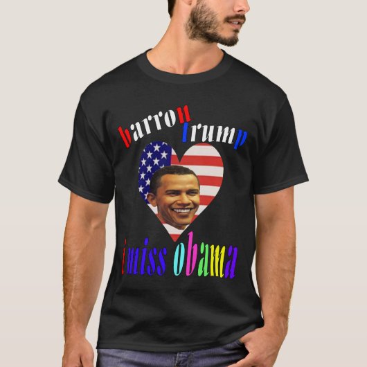 barron trump i Miss obama T-shirt (Voorkant)